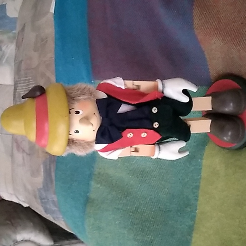 Vintage Zim’s Heirloom Collectibles Pinocchio Wood Nutcracker